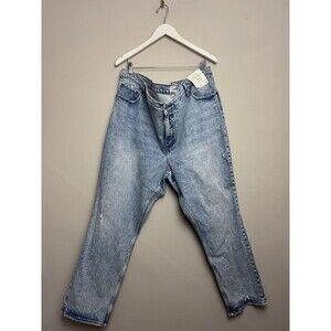 Abercrombie & Fitch 90's Skinny Jeans Size 37 Cotton Stretch Light Wash